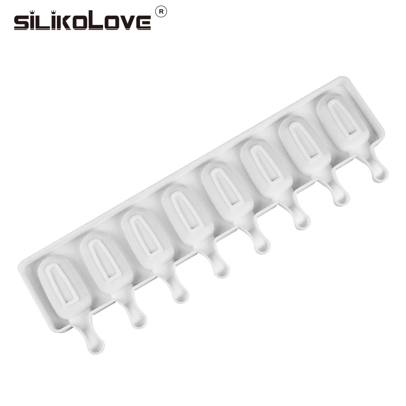 Силиконовая форма SILIKOLOVE для мороженого 8 ячеек сделай сам домашнего фруктового