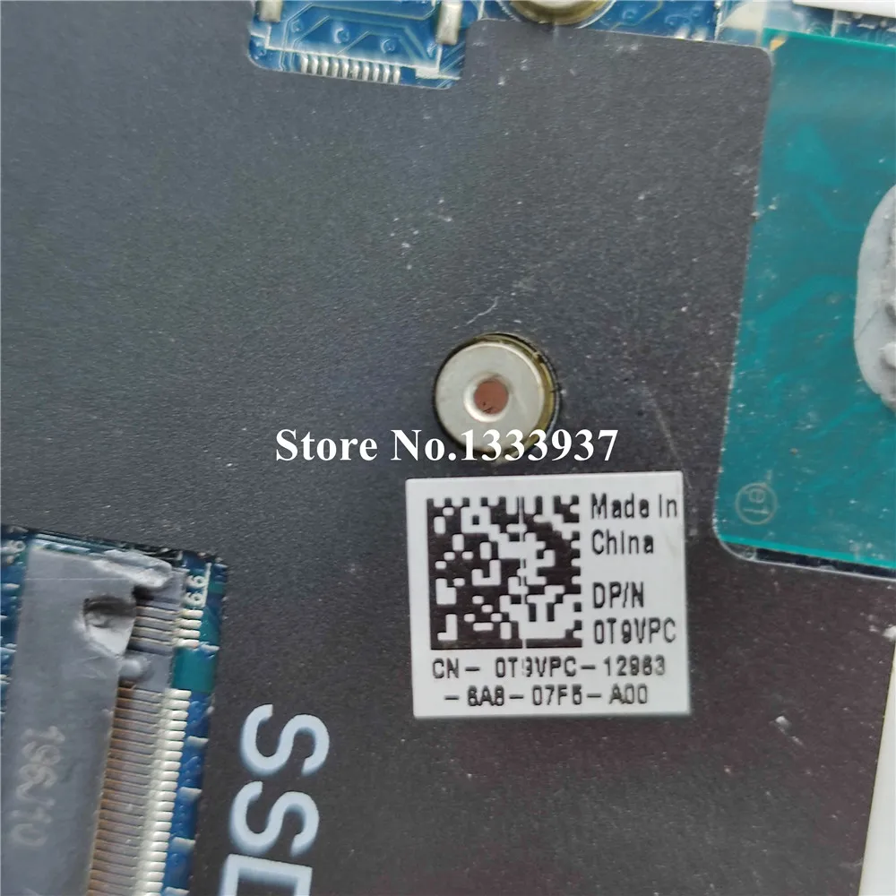For Dell XPS 13 9360 Laptop Motherboard 8GB i5-7200U CPU CAZ00 LA-D841P T9VPC 0T9VPC CN-0T9VPC notebook pc mainboard good | Компьютеры и