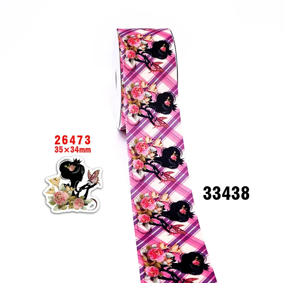 Товары для рукоделия корсажная лента с принтом персонажа мультфильма атласная 50