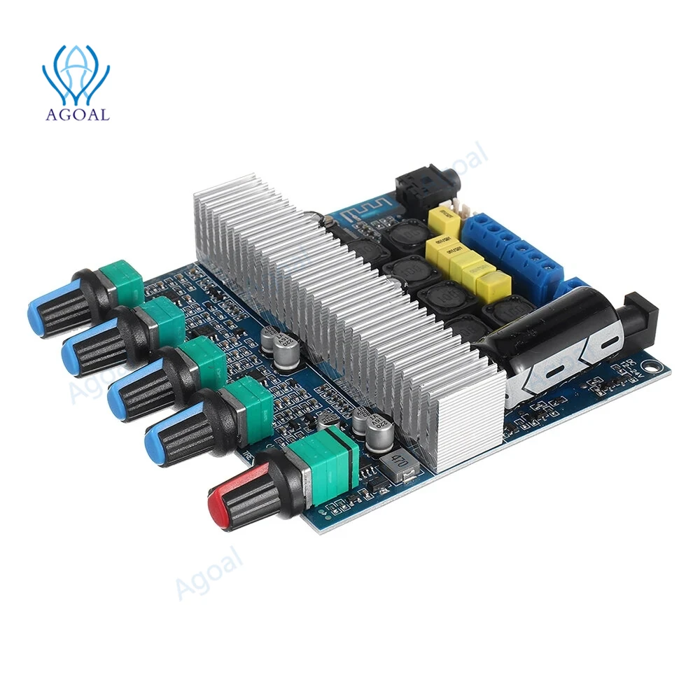 TPA3116D2 TPA3116 2 1 сабвуфер Bluetooth усилитель цифровая аудиоплата 50 Вт * + 100 бас AUX для 5 0