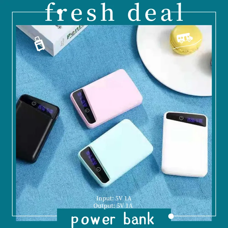 Мини Портативный Pover Bank Внешнее зарядное устройство для телефона 3 шт. 18650 крышка