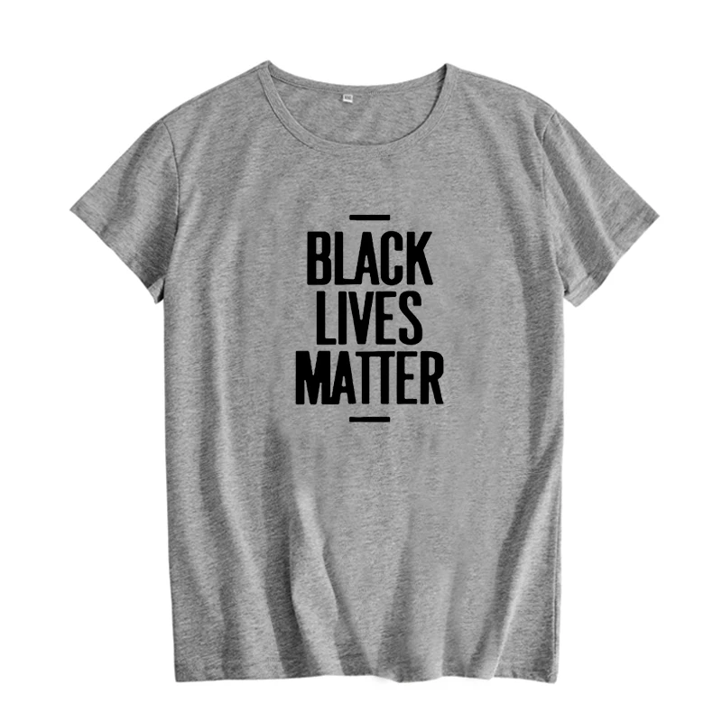 Черная история прав поговорка Harajuku уличная черная Жизнь Материя футболка