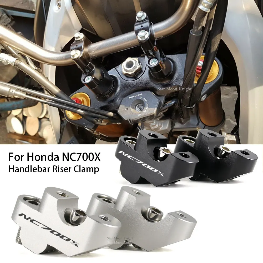 

For Honda NC 700 X 700x NC700X NC700 X NC750X NC750S NC700S Motorcycle Handlebar Riser 22MM Drag Handle Bar Clamp Extend Adapter