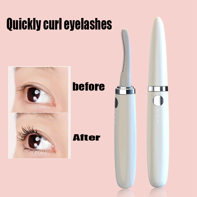 

Electric Heated Eyelash Curler Long Lasting Natural Eye Lash Curler USB Charge Makeup Curling Kit Beauty Tools