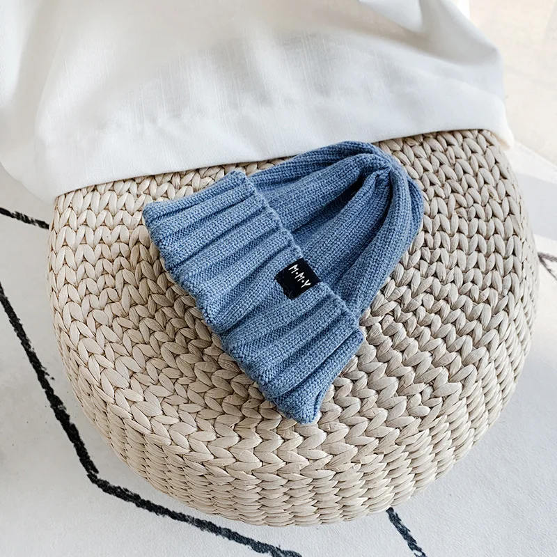 2019 зимняя новая детская вязаная шапочка для девочек и мальчиков унисекс милые