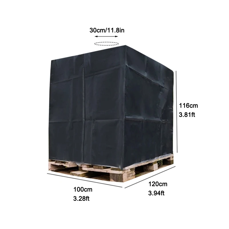 Water tank Protective Cover for 1000 Iiters IBC Container Waterproof And Dustproof Sunscreen Oxford 210D outdoor tools | Дом и сад