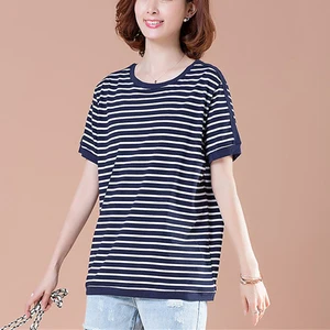 

Tops T Shirt Women Short Sleeve gold Tshirt fuchsia