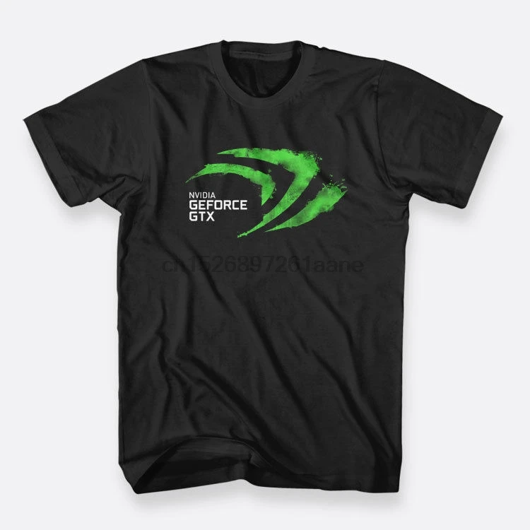 Nvidia Geforce Gtx игровая графическая карта черная футболка S-3XL Мужская хлопковая с