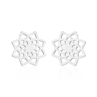 1 pair snowflake ladies ear studs handmade hypoallergenic ear studs jewelry gifts ear pendants for woman