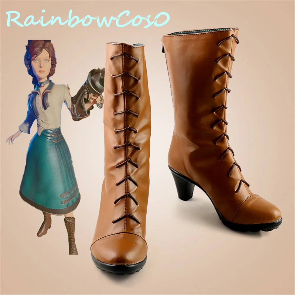Обувь для косплея RainbowCos0 BioShock сапоги Бесконечная Елизавета аниме Хэллоуин|Туфли|