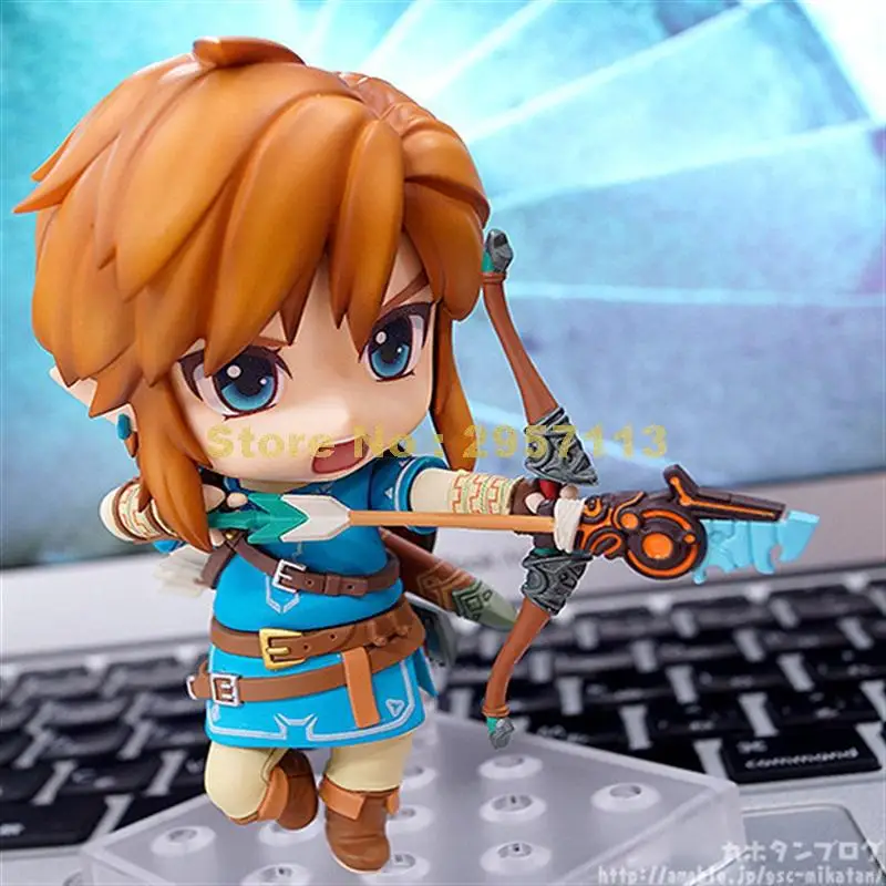 Аниме zelda link face Изменяемая ПВХ милая фигурка Коллекционная модель q версия 10 см #733