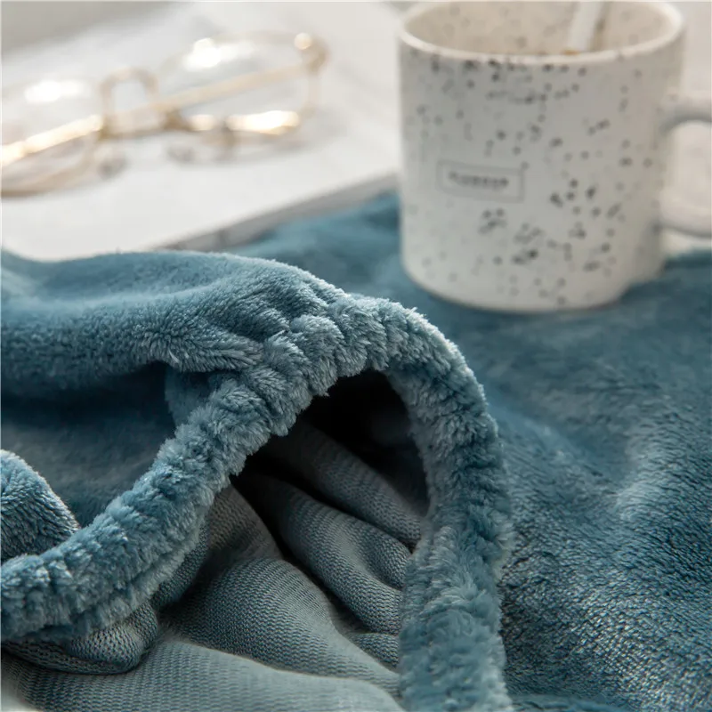 Фланелевый Бархатный Чехол для кровати зимний теплый матрас с защитой от клещей