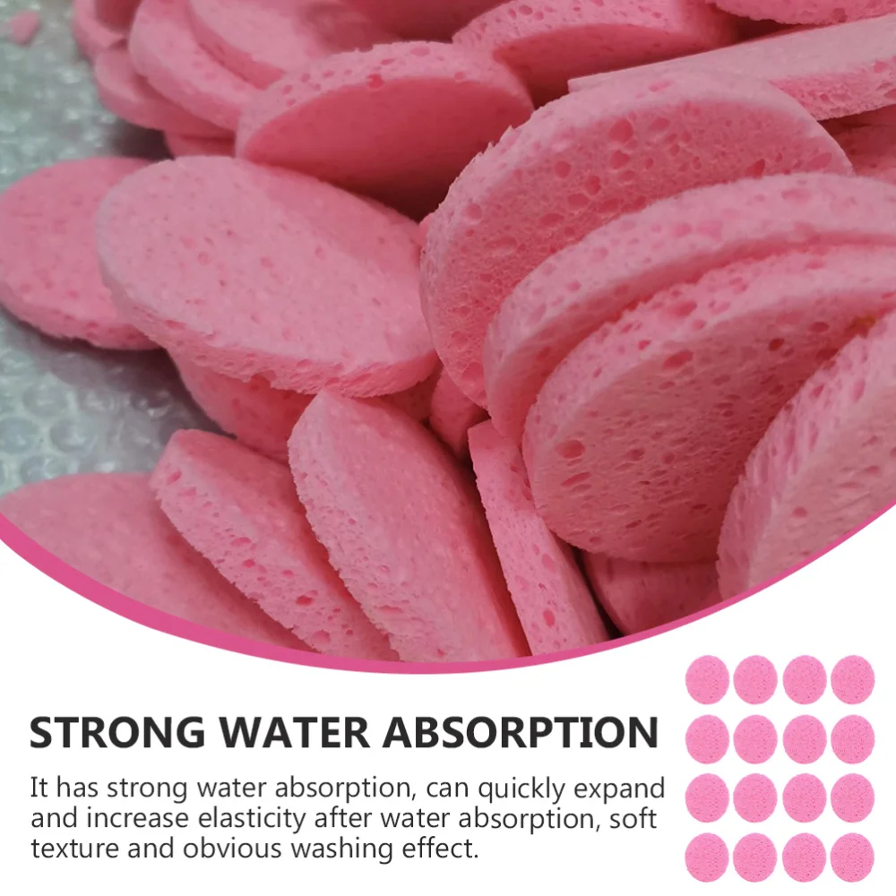 

50PCS Compressed Round Facial Sponge Makeup Spa Sponge Cosmetic Removal Sponge