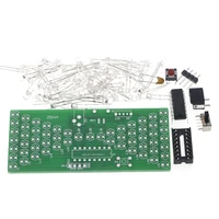5v electronic hourglass diy kit funny electric production kits precise with led lamps double layer pcb board 8440mm