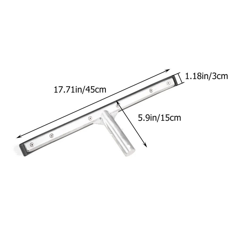 

1Pc 18inch Pool Cleaning Brush Heavy Duty Brush Swimming Pool Cleaning Tool Grey