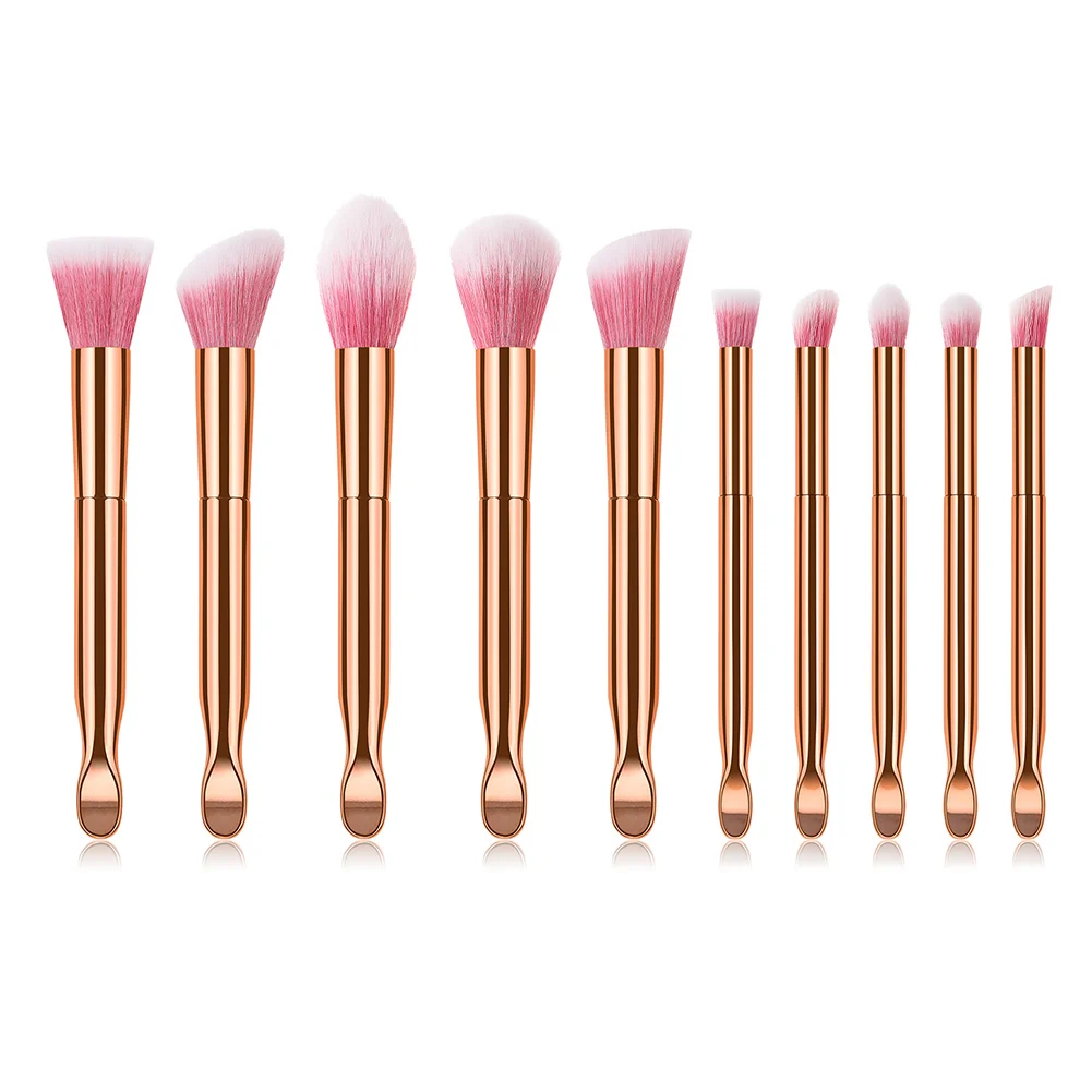 

Makeup Brush Kit Plastic Handle Nylon Brush Hair Cosmetic Tools Kit EY669