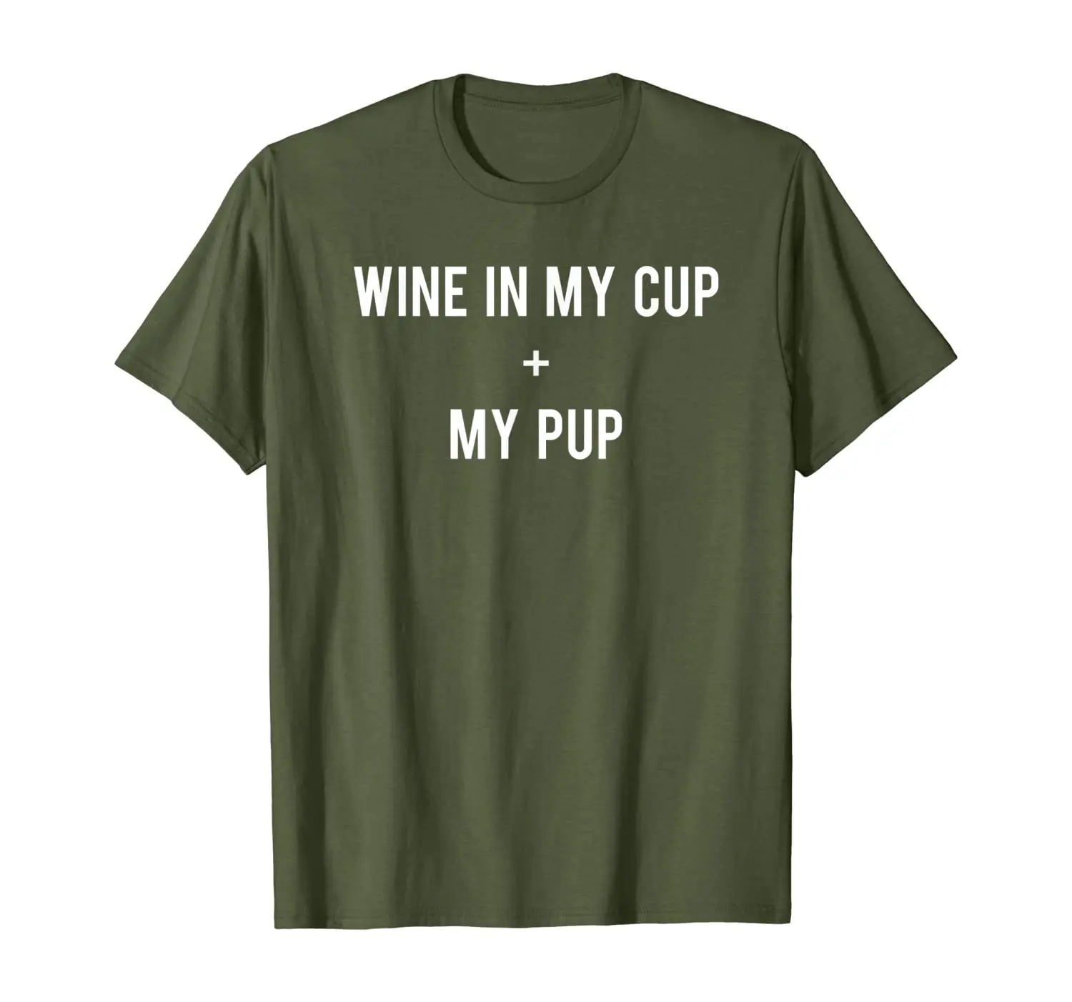 

Wine In My Cup My Pup T shirt / Tshirt