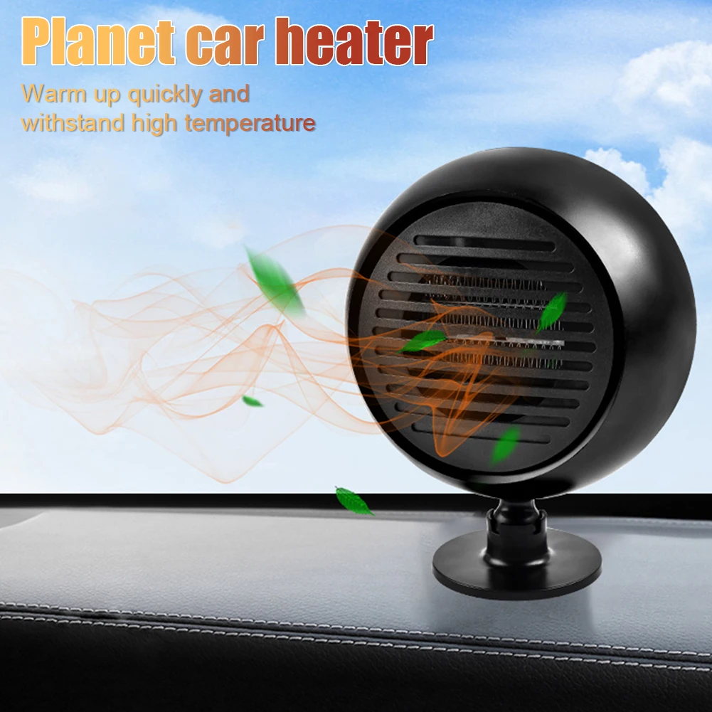 

12V/24V Dashboard Car Heating Fan 120W Windshield Drfrogging Defrosting Electric Heater Fan Demister Universal Car Heater