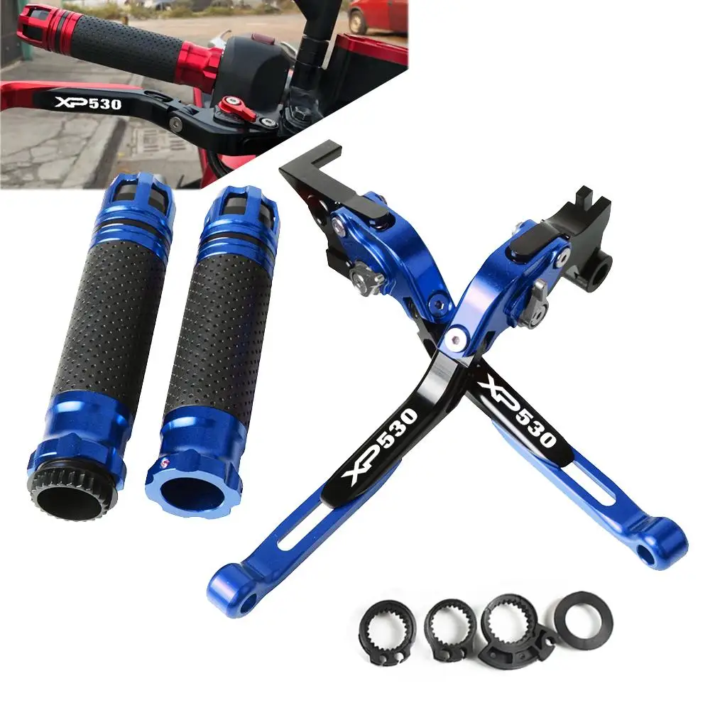 Мотоциклов сцепные рычаги грипса на руль ручные рукоятки для YAMAHA XP530 TMAX 530 XP 2012 2013