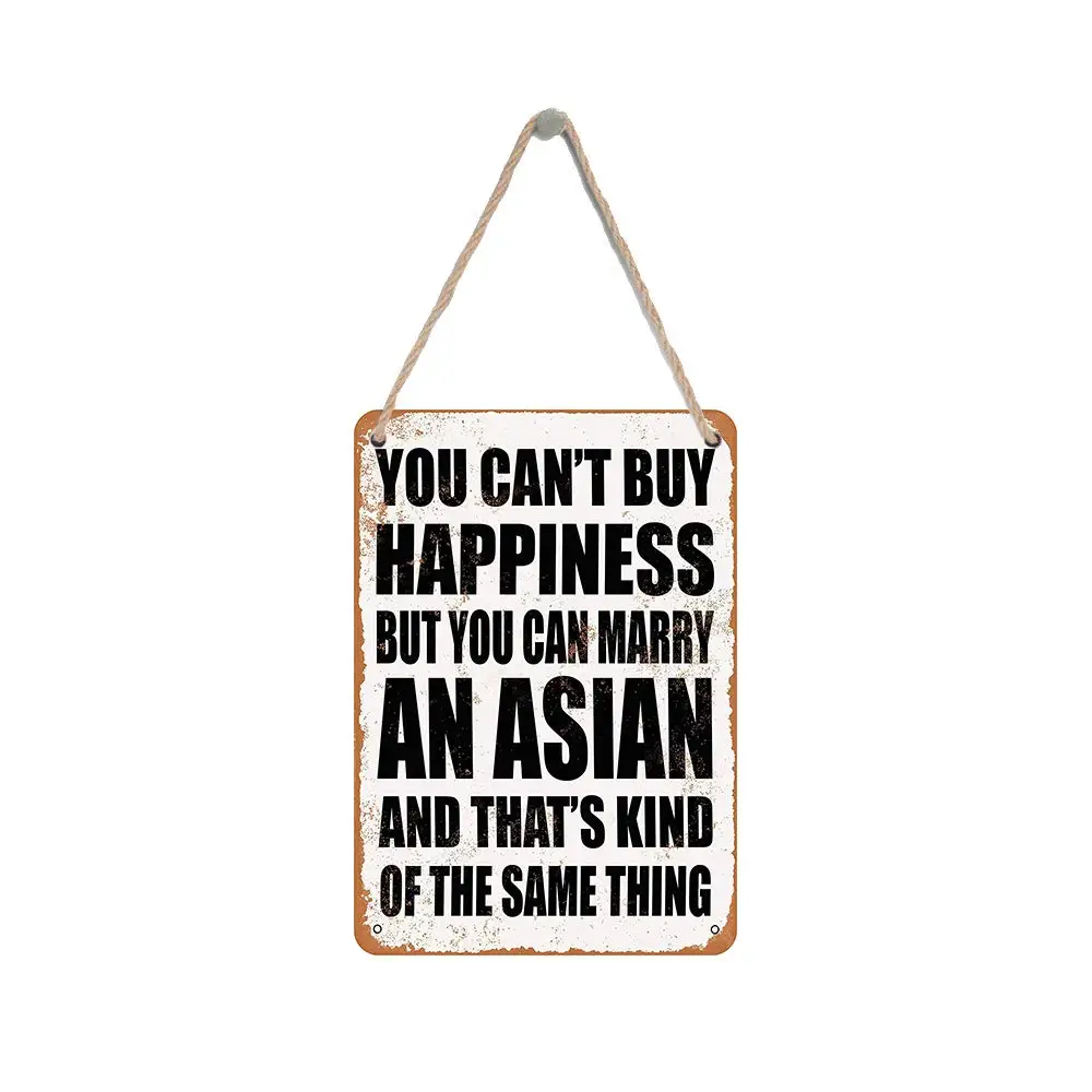 

Isaric деревянный подвесной знак 8X12 дюймов вы не можете купить счастье, но вы можете выбрать Азиатский Забавный деревянный знак