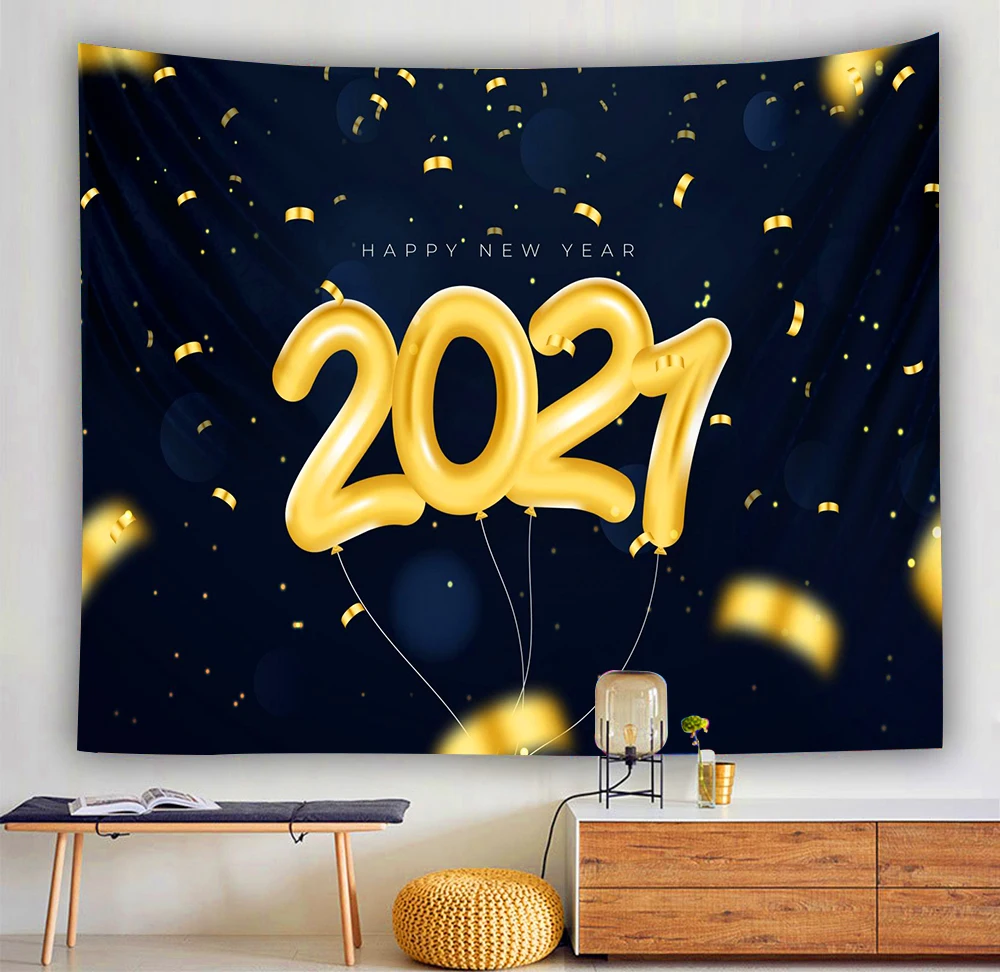 

Tapestry Wall Christmas Wedding Decoration2020 Fabric For Upholstery House Living Room Banner On The Wall Big Macrame Colorful