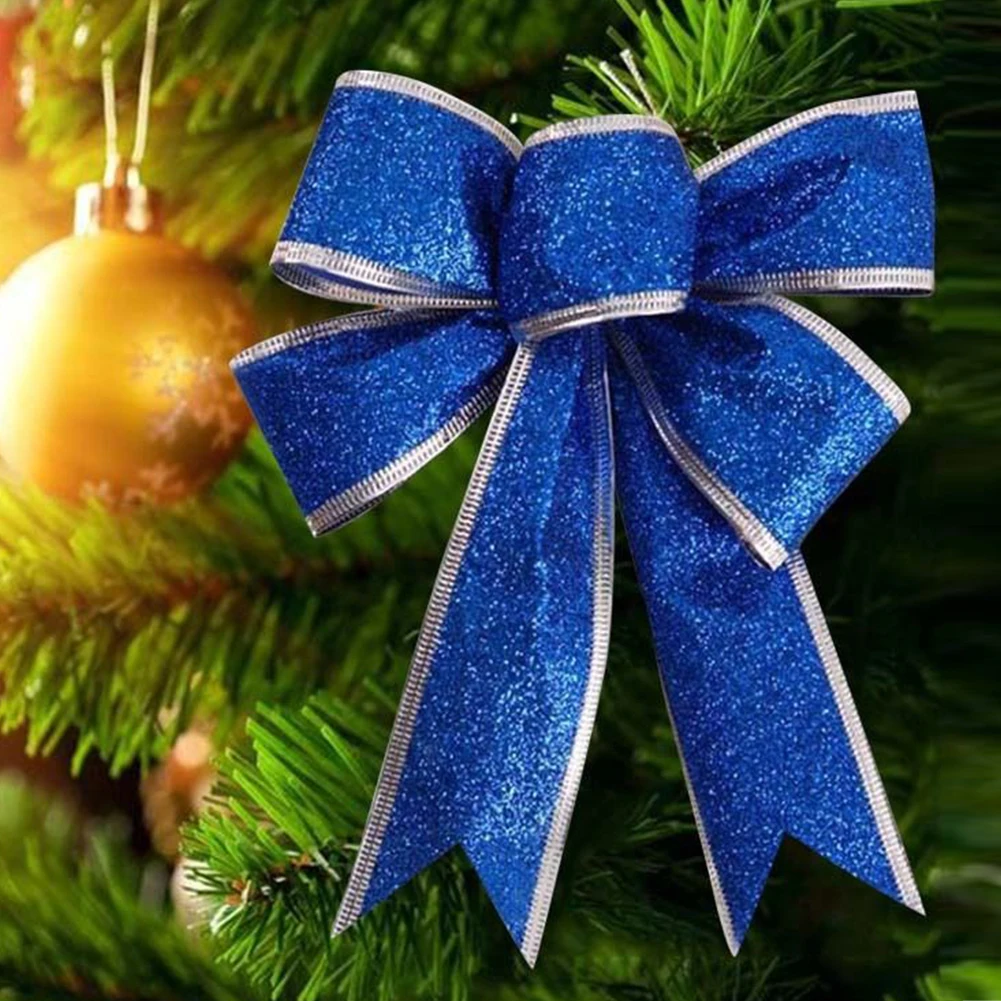 2019 новая лента рождественские украшения бант-кулон Санта Клаус колокольчик