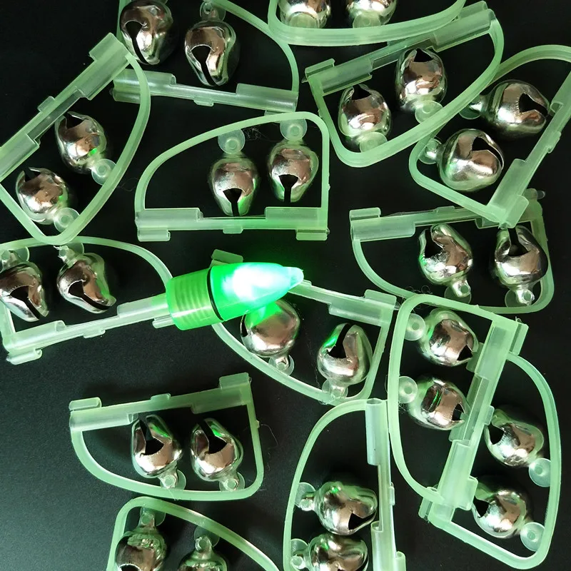 1/5 штук люминесцентных светильник Твин Колокола клип на Удочка для ночной