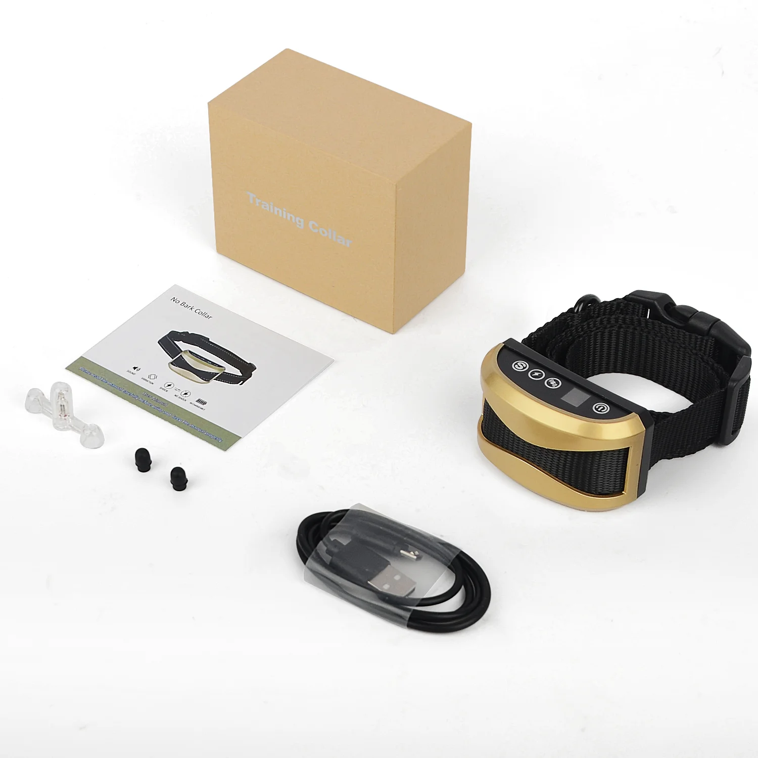 2021 автоматический ошейник против лая для собак перезаряжаемый Регулируемый не