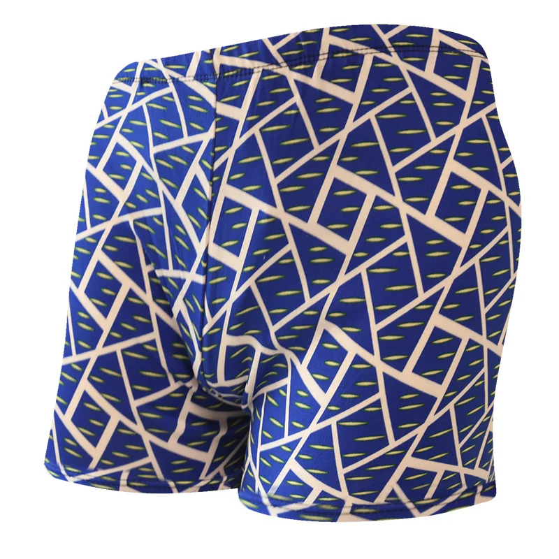 Fashion Printing Soft Dry Fast Factory Direct Men Swimming Trunks Boyshort Male Shorts Beach Surfing Drifting SPA Man Boxers | Спорт и
