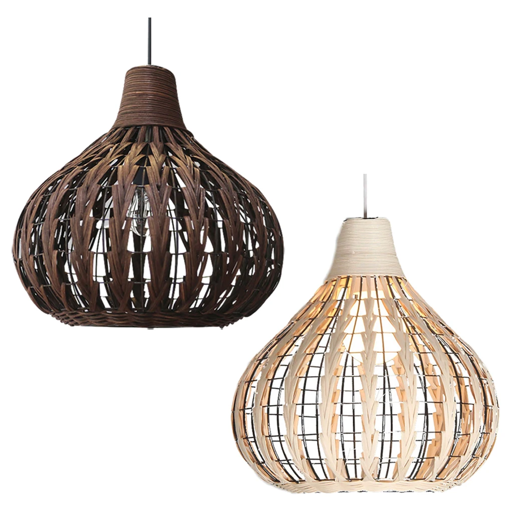 

Bamboo Pendant Lampshade Room Hanging Ceiling Lamp Light Shade