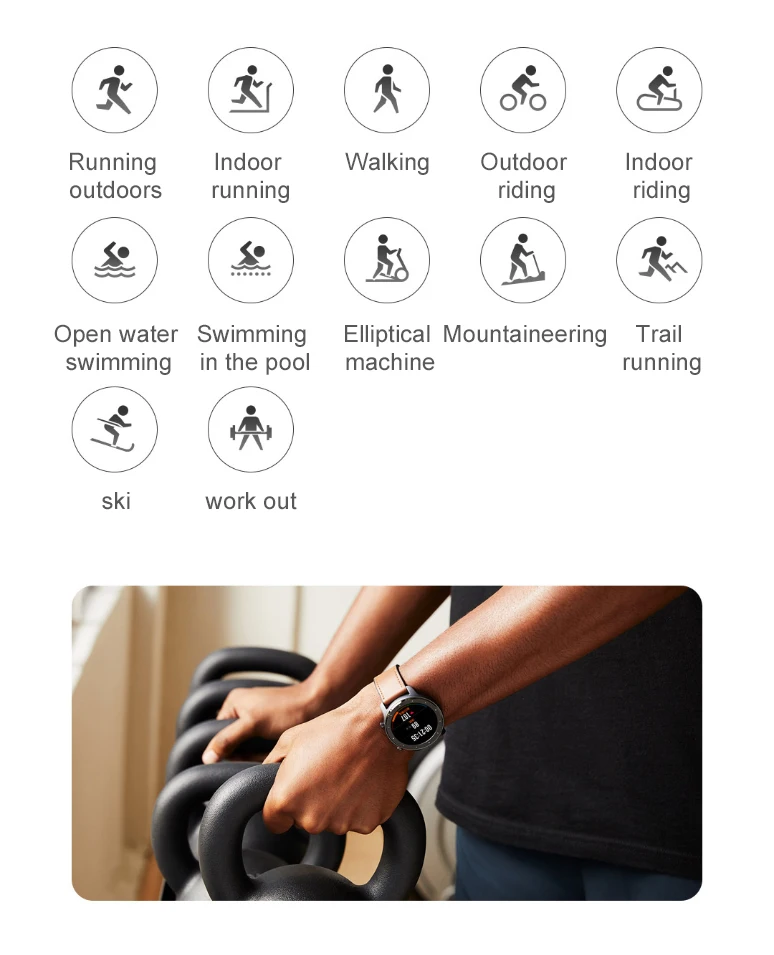 [Глобальная версия] Xiaomi Amazfit GTR 47 мм gps Смарт часы мужские 5 АТМ водонепроницаемые Смарт часы 24 дня батарея