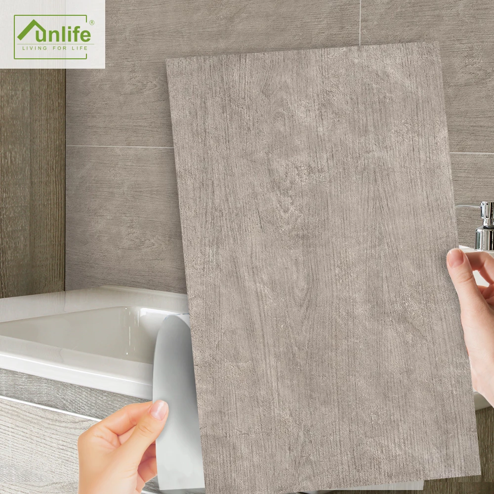 Funlife®30x60 см наклейки для пола из бурливуда маслостойкие самодельные съемные обои