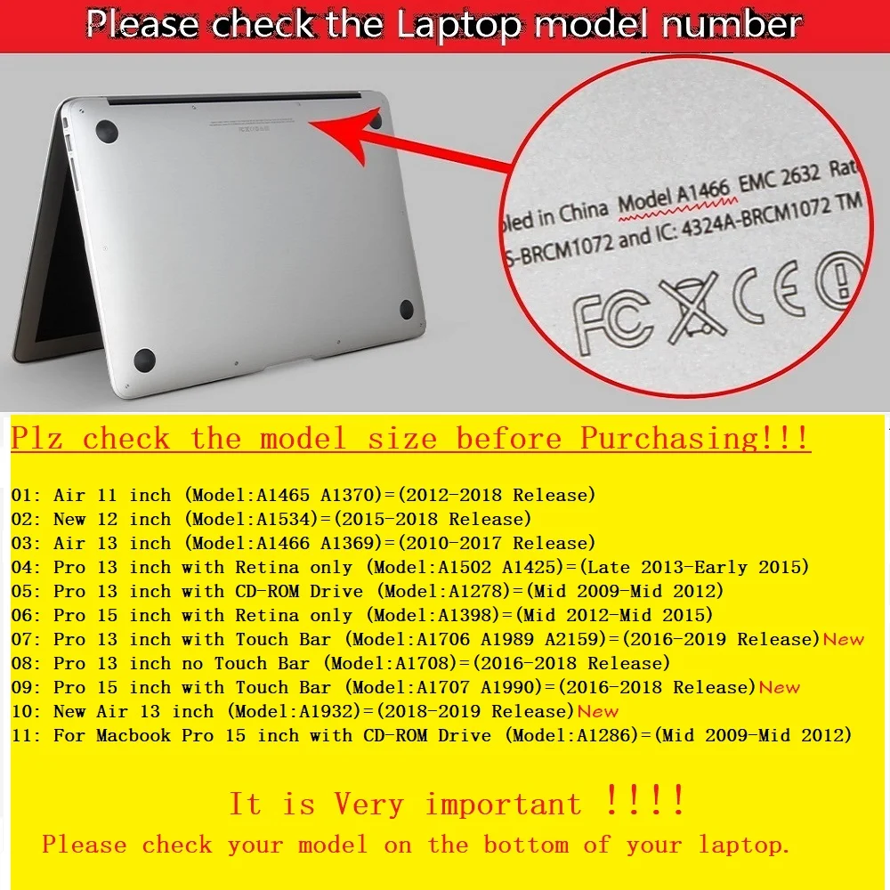 Жесткий Чехол для ноутбука + кожаная накладка клавиатуры 2019 выпуска Apple MacBook Pro15