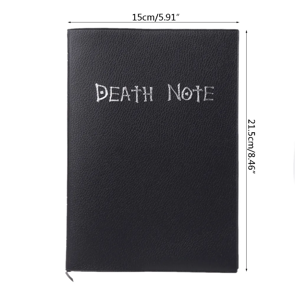 Блокнот Death Note для косплея книга с перьями анимации искусство огромная