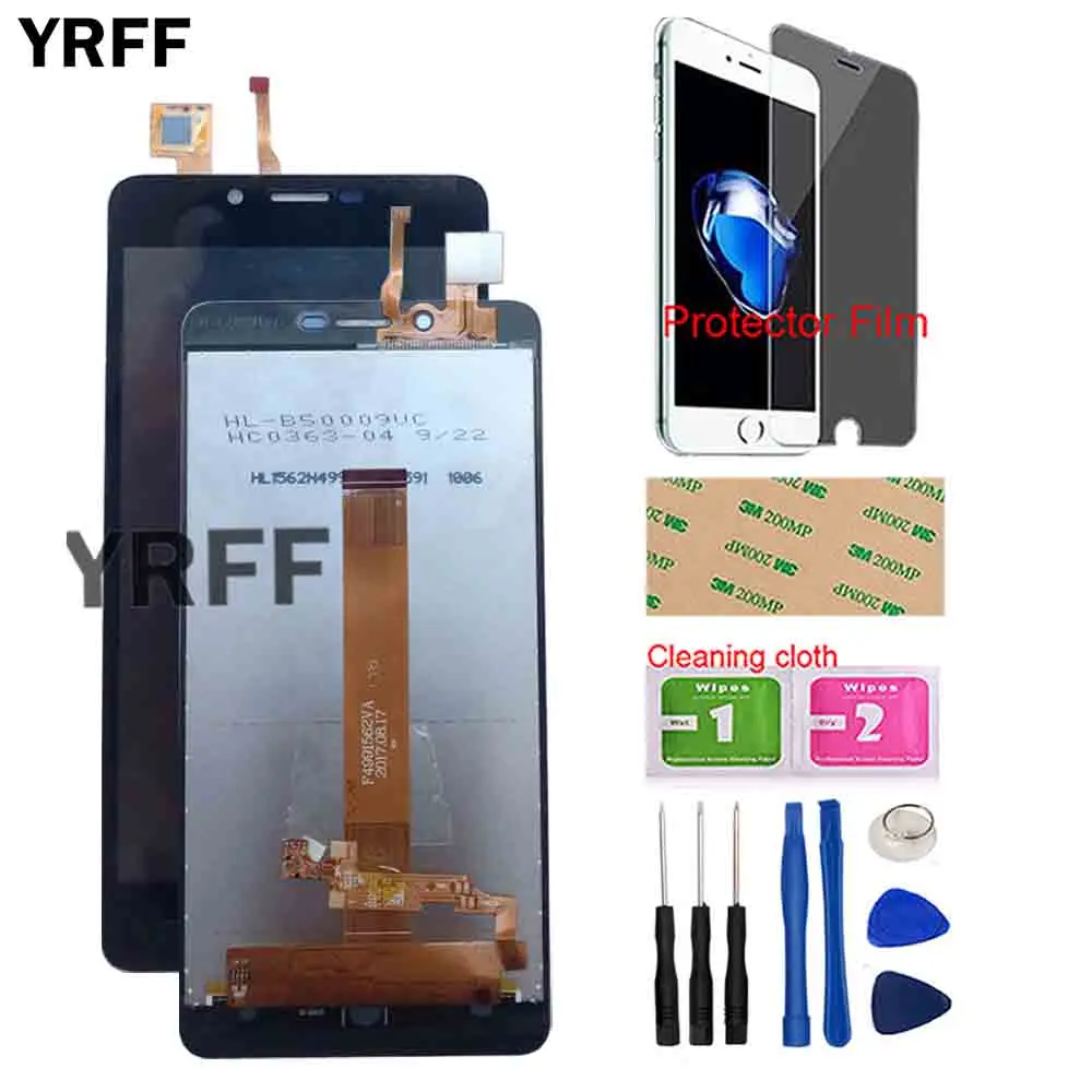 original 5 0 touch screen lcd display for vertex impress lion 3g lcd display assembly tools repair protector film free global shipping