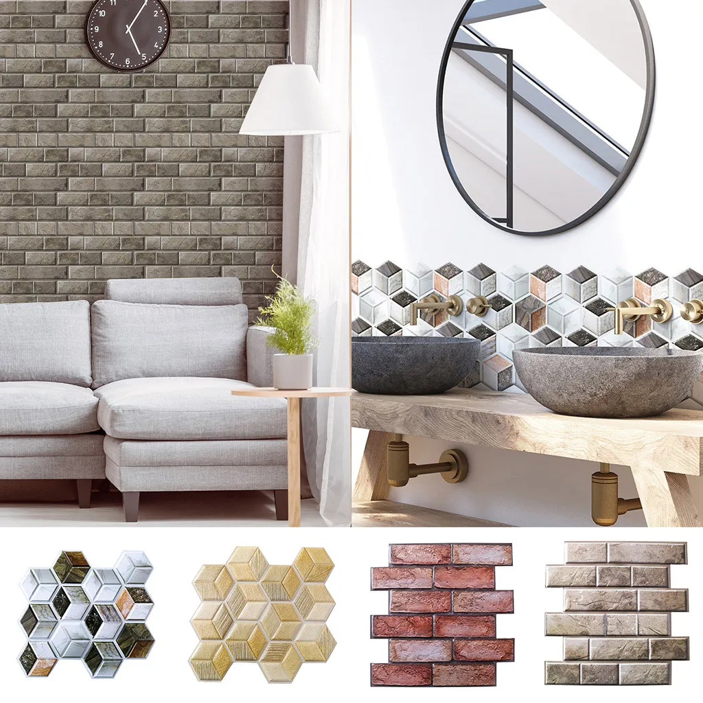 Взрывные модели 3D стерео плитка наклейка s Анти наклейки против столкновения