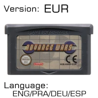 32 бит видеоигры картридж Консоли Карты для nintendo GBA Advance Wars - Цвет: Advance Wars EUR