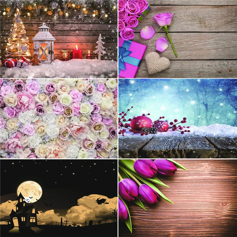 

Vinyl Custom Photography Backdrops Prop Christmas Theme Photography Background #200427-04