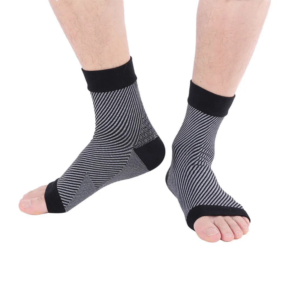 

Unisex Anti-fatigue Sports Compression Foot Ankle Sleeve Support Brace Socks Elastic Bandage Foot Protective Gear Gym Socks