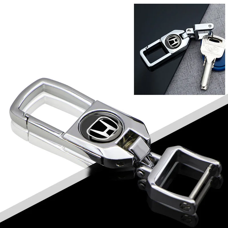 

Car Decoration Interior Metal Waist Hanging KeyChain for Hondas Mugen Power Civic Accords CRV Hrv Jazz CBR VTX VFR Car Goods