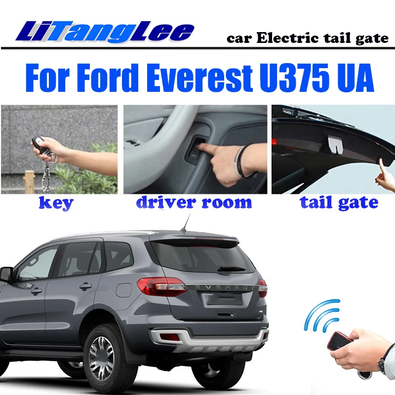 

LiTangLee Car Electric Tail Gate Lift Tailgate Assist System For Ford Everest U375 UA 2015~2021 Remote Control Trunk Lid