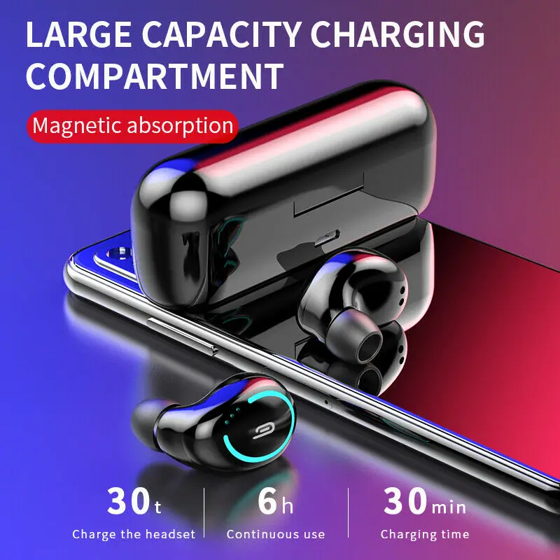 TWS I8 Bluetooth 5 0 гарнитура True Wireless Sport IPX7 водонепроницаемые Влагозащищенные наушники
