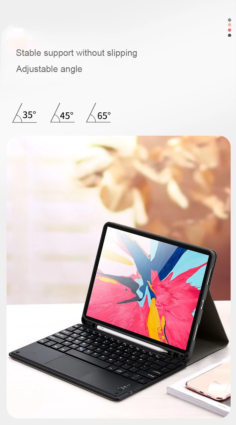 Для iPad Pro 11 12 9 2020 10 5 чехол с держателем для карандашей умный 2 Air 3 2019 сенсорной