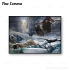 Ахасуэрус на краю света Адольф хиреми хиршл, винтажная живопись, репродукция, плакат, печать на холсте, настенное искусство, домашний декор