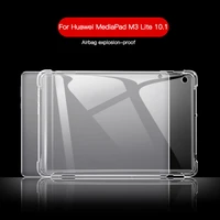 shockproof cover for huawei mediapad m3 lite m3lite 10 10 1 bah w09al00 case tpu silicon transparent cover coque fundas