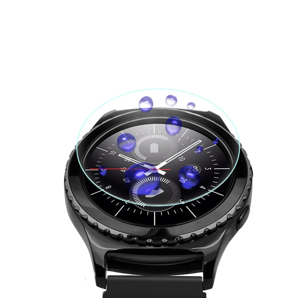 Защитное стекло Gear S3 Frontier классическое закаленное для Samsung Galaxy watch 46 мм 42 S2 9H 2.5D S