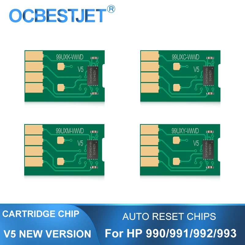 Buy V5 أحدث قوس رقاقة اتش بي 990 991 992 993 990X 991X 992X 993X ل HP PageWide برو 755dn 774dn 750dn 750dw 772dn 772dw 777z 777zs