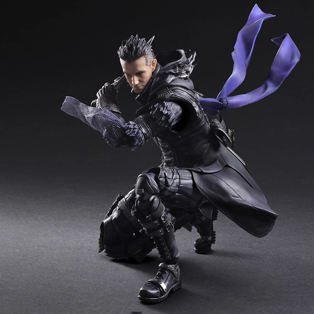 27 см Play Arts KAI Final Fantasy 7 Vincent Valentine Joint подвижная ПВХ фигурка модель игрушки