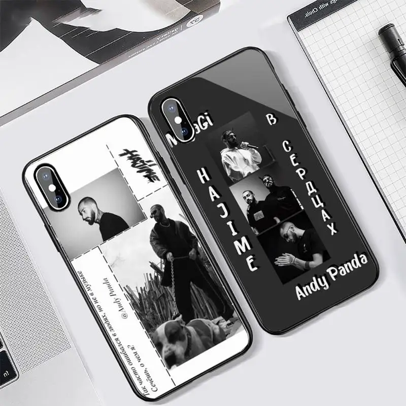 

Hajime MiyaGi Andy Panda Phone Case Tempered glass For iphone 6 7 8 plus X XS XR 11 12 13 PRO MAX mini