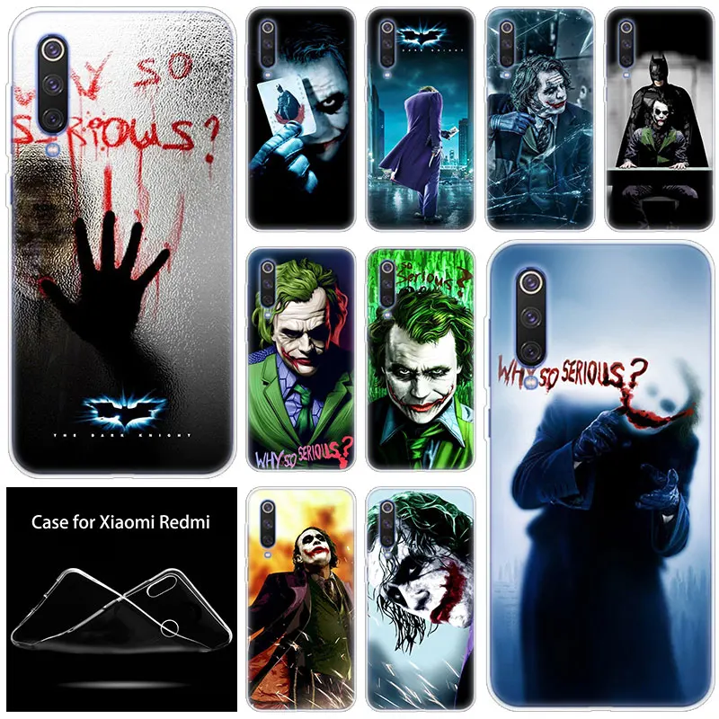 Роскошный силиконовый чехол The dark knight joker для Xiaomi Mi CC9E 9SE 9T 8 Pro A2 A3 Lite 8SE A1 5X 6X Mix 3 2S Play